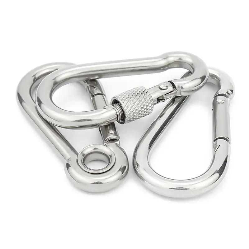 बाहिरी र औद्योगिक प्रयोगको लागि Carabiner स्न्याप हुक